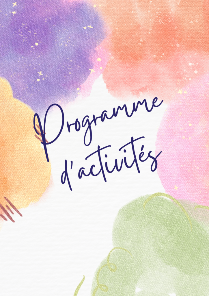 Programme janvier à avril 2023